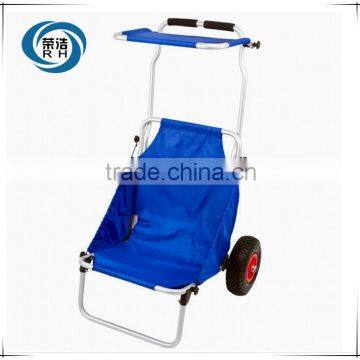 Heavy duty fishing chair trolley beach cart