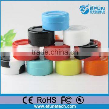 Non-stick Wax Oil Container Storage Jar,customized 7ml Silicone Container for Wax/oil