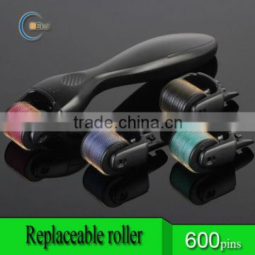 CE derma roller risen beauty cheapest 600 microneedle derma roller