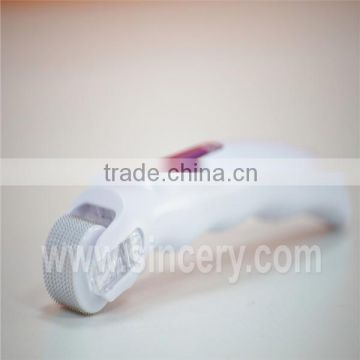 Chooseable 405nm / 633nm / 560nm / 590nm (one color for one unit) photon roller led derma roller