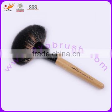 Large Real hair fan powder brush for girl cosmetic