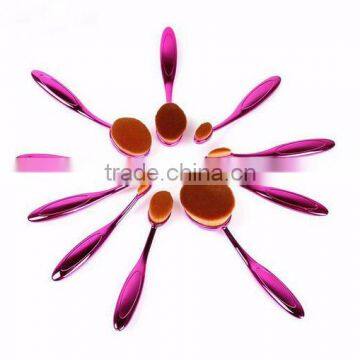 10pcs Oval Make up Brush Cosmetic, Tooth Brush Make up Set photo-2