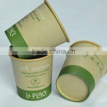 Single Wall Coffee Kraft Paper Cups for Wholesales photo-4
