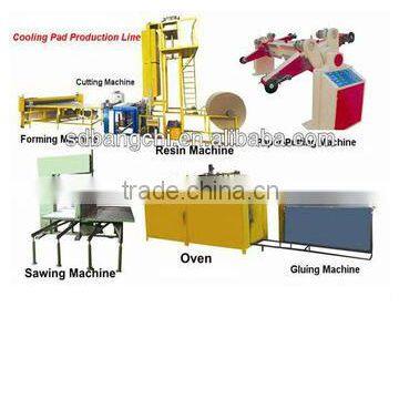 Evaporative Cooling Pad Making Machine For Poultry