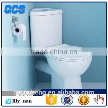 Hebei bathroom two piece combined corner ceramic toilet