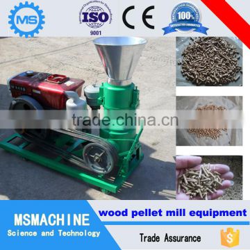 Mobile equipment for producing pellets