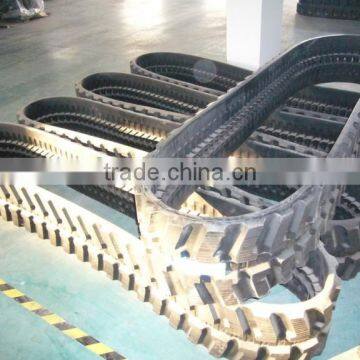 2017 new! rubber track 150*60 320*84 450*71 made of natural rubber for sale for Excavator/Harvester