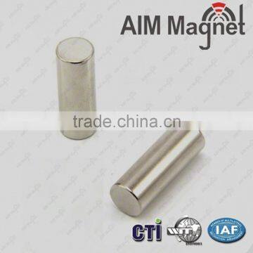 N42 nickel Cylinder NbFeB permanent neodymium magnet