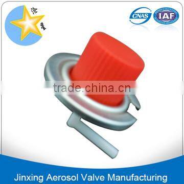 Butane gas stove valve with red cap for cooking