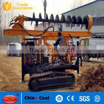 Excavator hydraulic ground screw pile hammer for pv installing