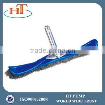 Flexible aluminium handle stainless steel bristles pool brush 14081