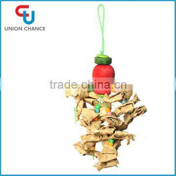 Wooden Pet Toy For Bird Wood Hanging Bird Toy