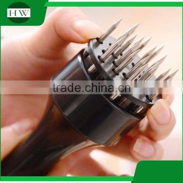 Kitchen Accessories Tool Long Handle Manual Hanging Plastic Stainless Steel Meat Needle Hammer Tenderizer photo-4