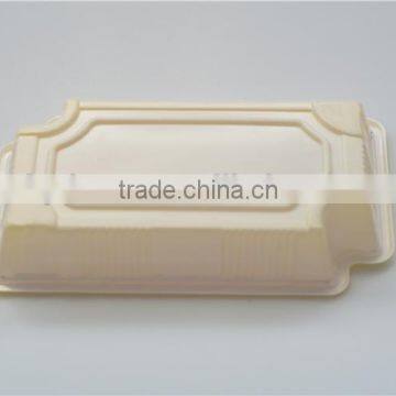 Yellow Disposable Plastic Food Container With Lid photo-4