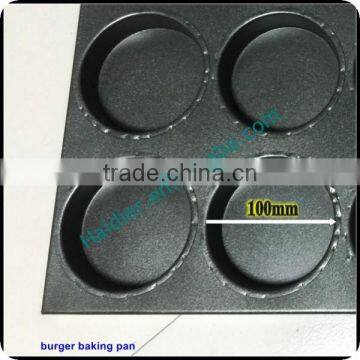 High Quality Non-stick Teflon Hamburger Aluminum Bakery Trays 15 Grooves Loaf Bread Baking Tray photo-3