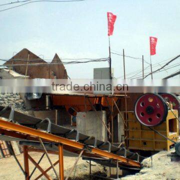 China popular high quality granite stone crushing plant