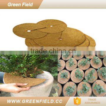 Green Field coconut mat fiber disc weed mat