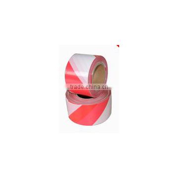 PVC adhesive warning tape red and white