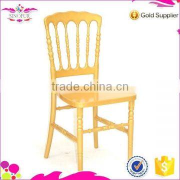 2015 New Design Sinofur Transparent Yellow Resin Napoleon Chair photo-6