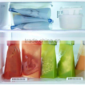 Resealable Packing Bag Silicone Freezer Bag Food Grade Cooking Bag photo-2