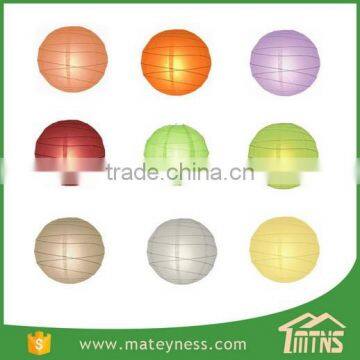 Crisscross Irregular Ribbing Round Paper Lanterns photo-3