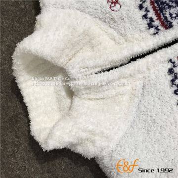 Teen-agers Mock Neck Full Zip Long Sleeves Cardigan Sweater photo-2