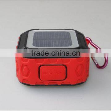 New Arrive Outdoor Solar Panels Charge Bluetooth Speaker Solar Waterproof Stereo Speaker photo-3