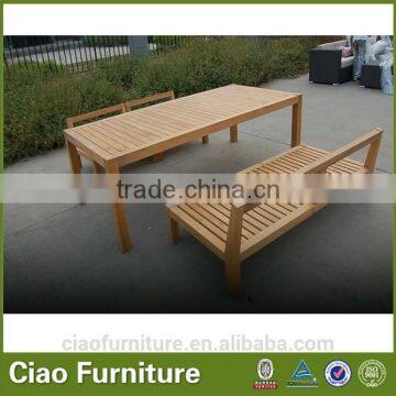 Wooden Sofa Outdoor Teak Wood Furniture Set photo-5