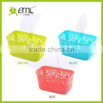 Emc Plastic Baskets With Hook, Decorative Plastic Baskets With Hook, Wholesale Plastic Hanging Storage Baskets photo-3