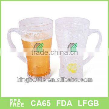 Colourful beer 16oz mug with freeze