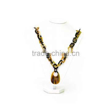 Beautiful and Good Quality Buffalo Horn Necklace for Women/buffalo Horn Jewelry/vietnam Wholesale Horn Jewelry photo-4