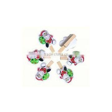 2017 hot new products  website china supplier wholesale promotion christmas discount decoration wooden clothespin