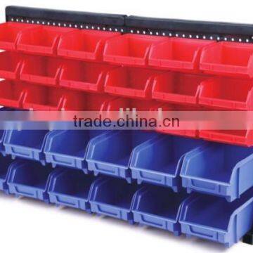 30 PCS Wall Mounted Storage Bin Set stackable plastic bin, plastic storage bins (202712)