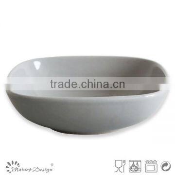 White Color Glazed Square Shape Bowl for Promotion photo-4