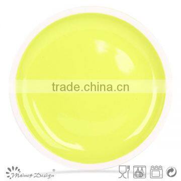 Bi-color Ceramic Dinner Plate Dishes photo-5