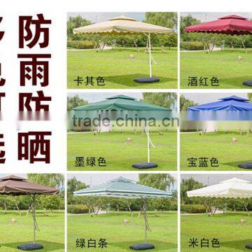 Wholesale Outdoor Sunshade Umbrella Outdoor Patio Umbrella Double Square Wrench Security Guard Umbrella photo-4