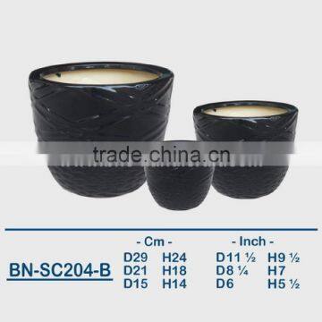 Vietnamese Ceramic Glazed Indoor Pot/ Indoor Planter BN-SC204-A photo-2