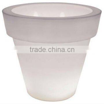 Illiuminated led flower vase pots, led flower pots