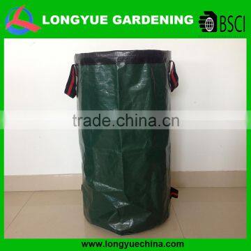 Eco-friendly handled tall plastic garden leaves bag