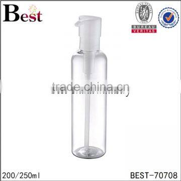 250ml Clear Pet Plastic Bottle Plastic Pump Empty Plastic Bottles photo-5