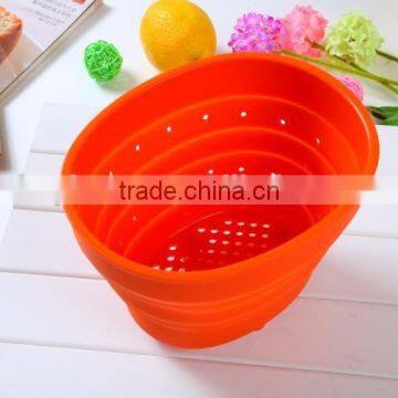 Silicone Garbage Bucket Fashion Sundries Basket Waste Basket