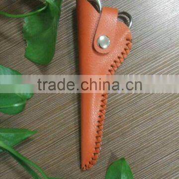QJ-CP22 Professional Real Leather Hair Shears Sleeves Hairdressing Scissor Pouches Holster photo-6