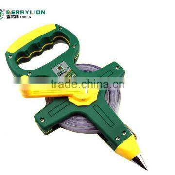 Berrylion 30m Cross-shaped Long Distance Measuring Tape With Steel Tape Design photo-3