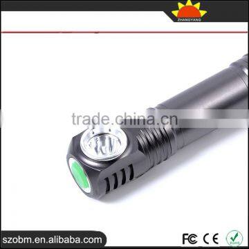 New Arrival A-D5 Aluminum Alloy Mini XPG-R5 3 Modes LED Flashlight Torch With Clips and Magnet photo-2