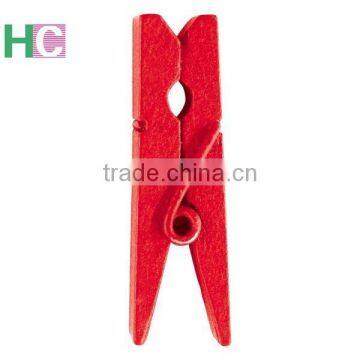 Colorful Mini Spring Wooden Clip for DIY photo-4