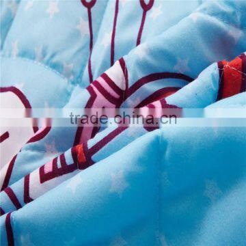 100% Polyester Tuzki Cartoon Style Quiits,summer Comforter Blanket Blue White photo-6