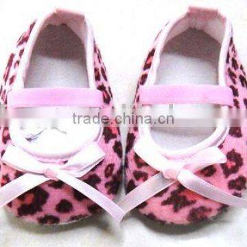 leopard baby shoes/fashion design leopard baby shoes