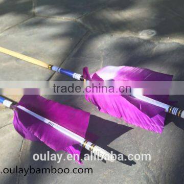 4*14cm Flu Flu Fletching Cresting Wood Arrows