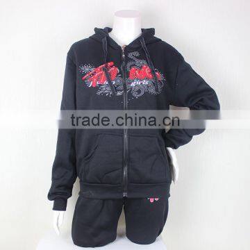 2016Wholesale Women Sherpa Fleece Pullover Tracksuit Stocks photo-2