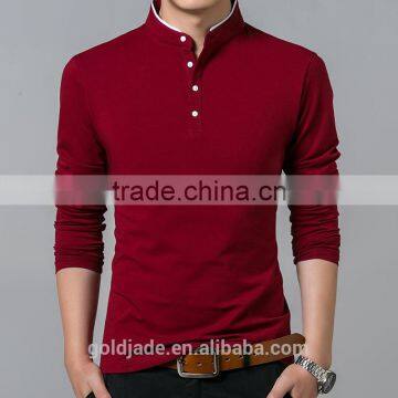 Wholesale Fashion Long Sleeve Polo T Shirt for Men photo-2